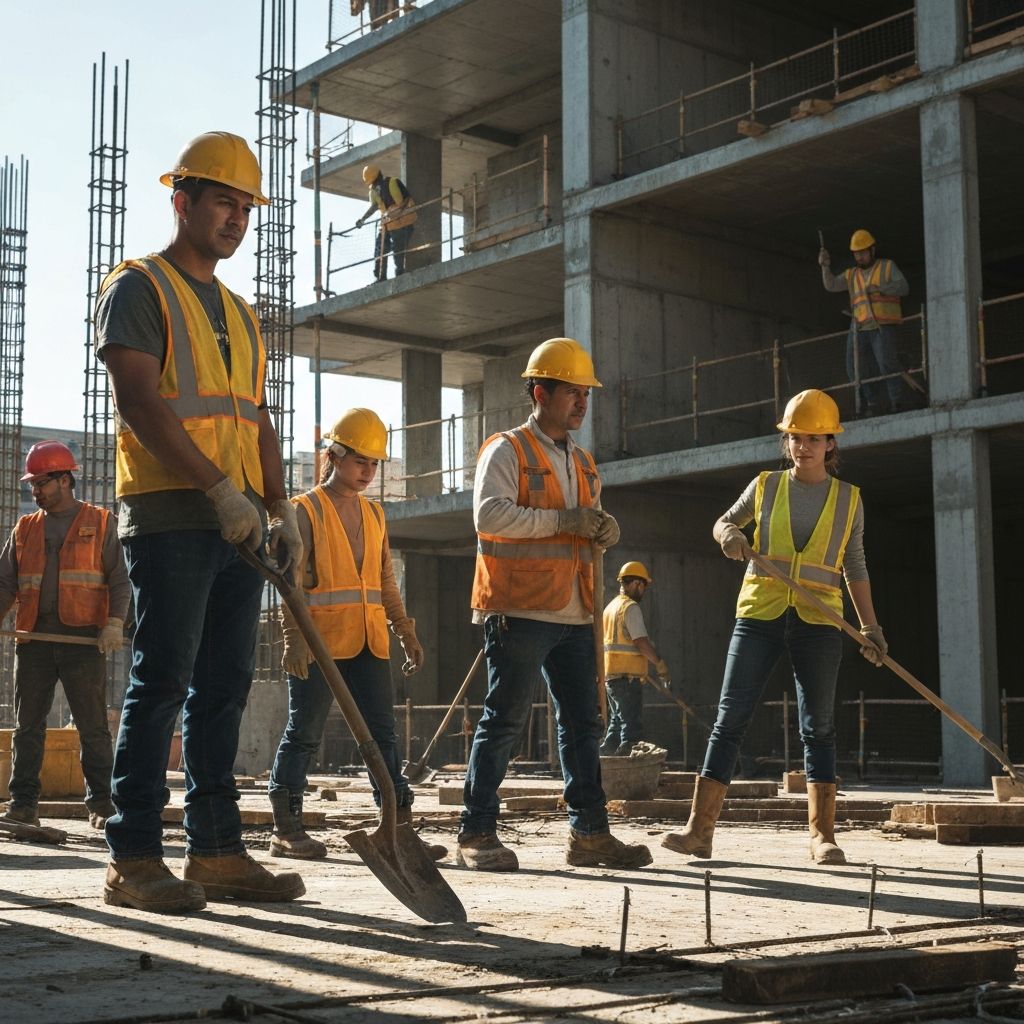 Équipe Monier Structure sur chantier