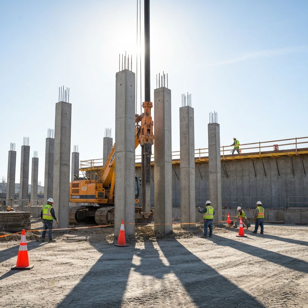 Travaux de reprise en sous-œuvre et renforcement de fondations